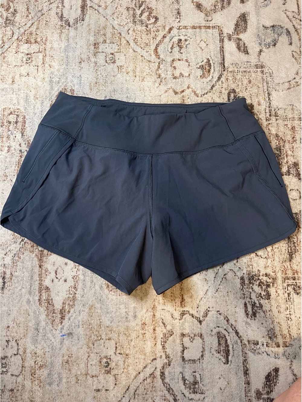 CRZ Yoga Bundle Women's Grey Yoga Shorts and Black Racerback Tank Size Small